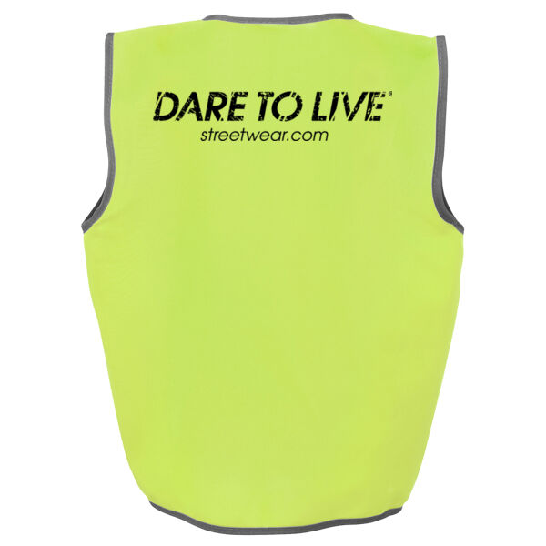 Dare to Live - Kid's Fluro Vest Thumbnail